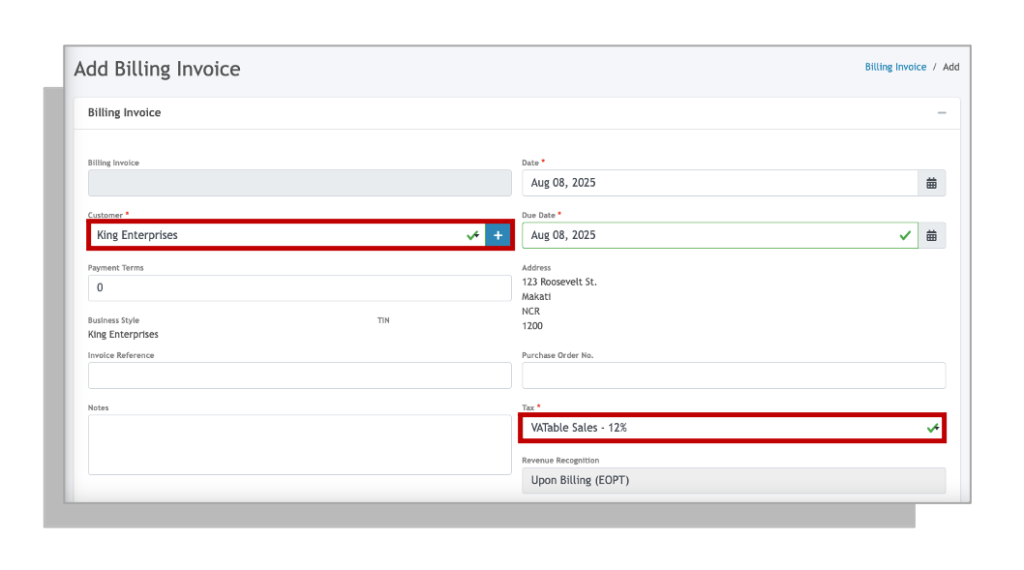Add-Customer-Billing-Invoice