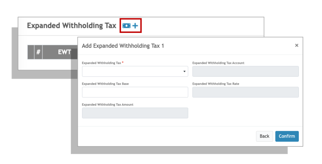 Expanded withholding tax-EWT