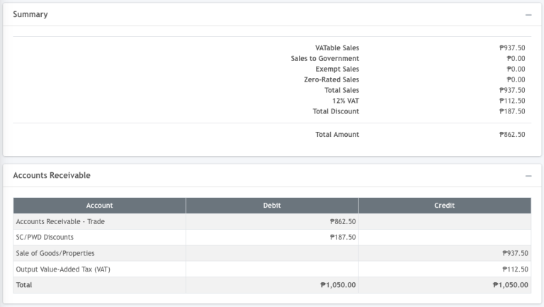 Sales-Invoice-Summary