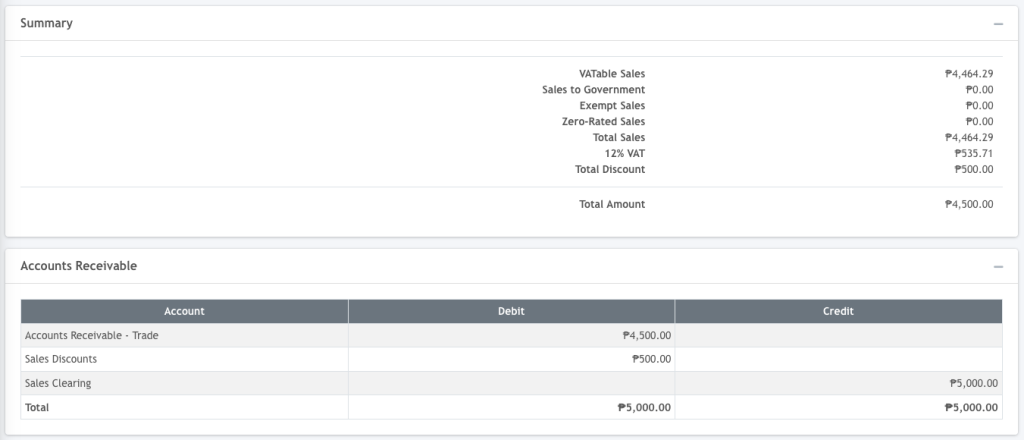 Billing-Summary