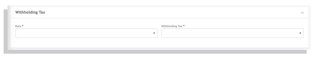 Withholding tax