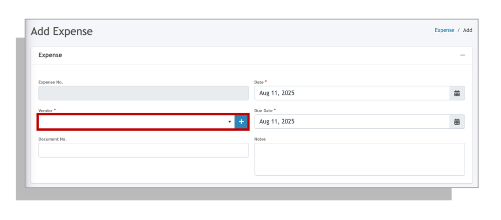 add-vendor-recording-expenses