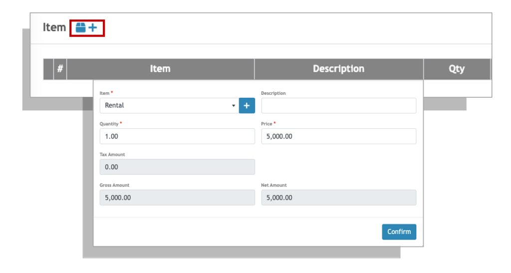 Add-item-multiple withholding tax